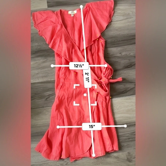 Neiman Marcus Wrap Dress Size M - Picture 5 of 5